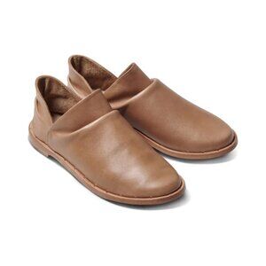 NEW BEEK Leather Puffin Molded Bootie Flats saddle for women 2510 10T5M